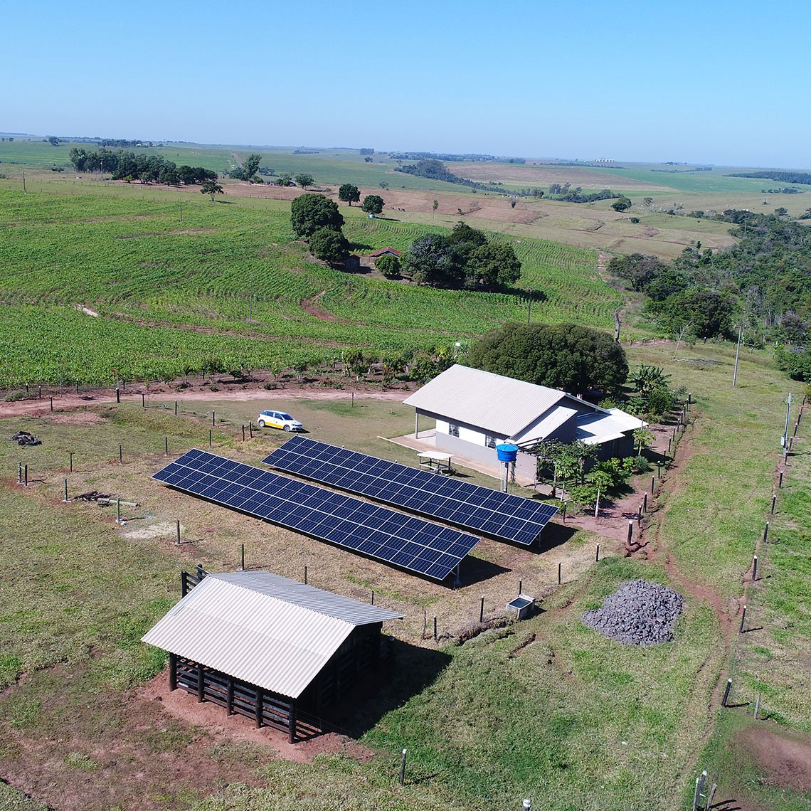 Energia solar na propriedade rural: economia de mais de R$ 24 mil